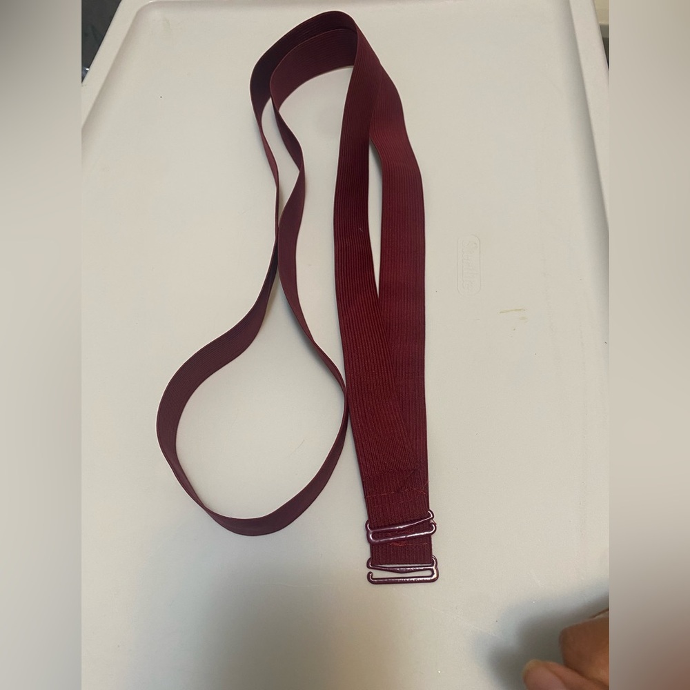 Burgundy Elastic